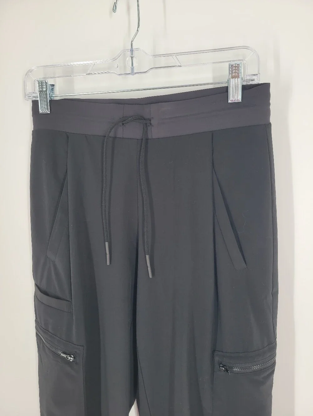 Athleta Black Men's Drawstring Joggers with Zip Pockets